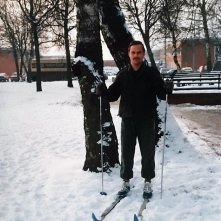 Januari 1985: winter in Seedorf